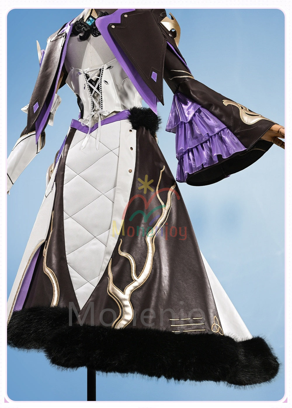 Monenjoy　崩壊3rd エリシア コスプレ衣装　3d樹脂製パーツ　Elysia ピンクの妖精さん コスチューム　異能タイプの物理　仮装 MONENJOY