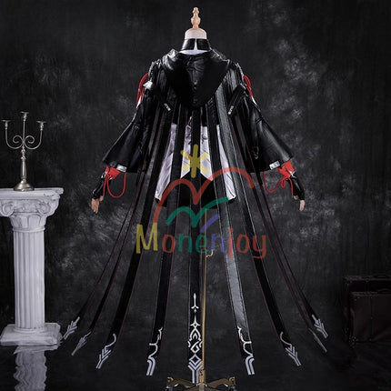 Monenjoy Arknights New Testament Exusiai Cosplay Costume Embroidered Pattern 3D Resin Accessories High Reproduction Combat Suit Design Exusiai the New Covenant 