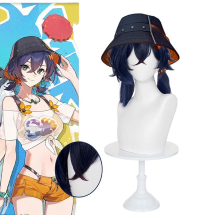 Monenjoy Zenzero Rin Summer Blue Sky Wig 48cm Cosplay Prop Wig