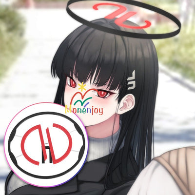 Monenjoy　ブルーアーカイブ　調月リオ　光輪　ハロー　ブルアカ　ヘイロー　髪飾り　ABSプラスチック製　ブルアカ　萌えグッズ　コスプレ道具　