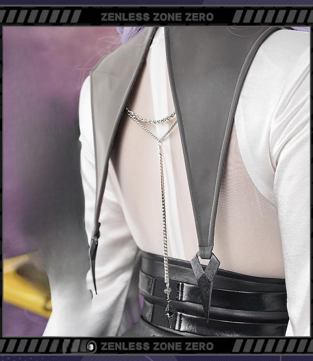 Monenjoy　ゼンゼロ ビビアン コスプレ　完全再現コスチューム｜立体裁断×本革風人工皮革｜金属装飾パーツ付属｜MONENJOY 　洋服　地雷系　モッキンバード - Monenjoy
