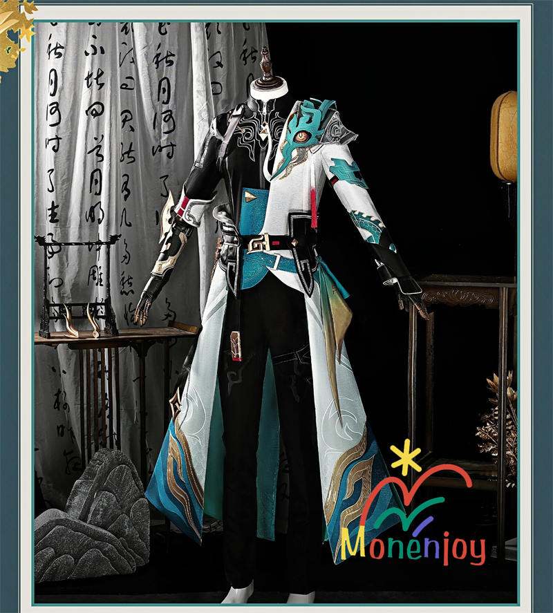 Monenjoy　崩壊スターレイル　丹恒騰荒　コスプレ衣装　龍尻尾付　手甲＋角贈り　とうこう　コスチューム　イベント　