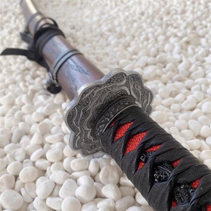 Monenjoy SEKIRO: SHADOWS DIE TWICE Immortal Slash/Baiju Japanese Style Sengoku Period Ashina Isshin Decoration 103cm General Purpose Sword Finished Imitation Sword Replica Japanese Style Cosplay Prop Wood Blade Resin Blade Craft Sword Halloween