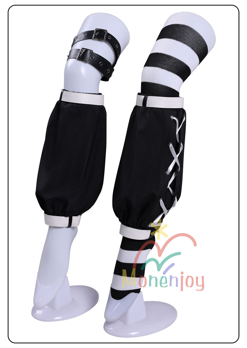 Monenjoy　魔法少女ノ魔女裁判　沢渡ココ　コスプレ衣装　髪飾付　実況者 猫耳のヘッドフォン　孤独な配信者　翼＋ぬいぐるみ付　ワンピース　仮装　イベント　