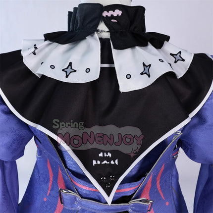 「在庫限り・完売次第終了」Monenjoy 鳴潮 ロココ コスプレ衣装　 愚者の劇団 ドレス+仮面ヘッドドレス+指輪付属 別売ウィッグ＆ブーツで完成度UP