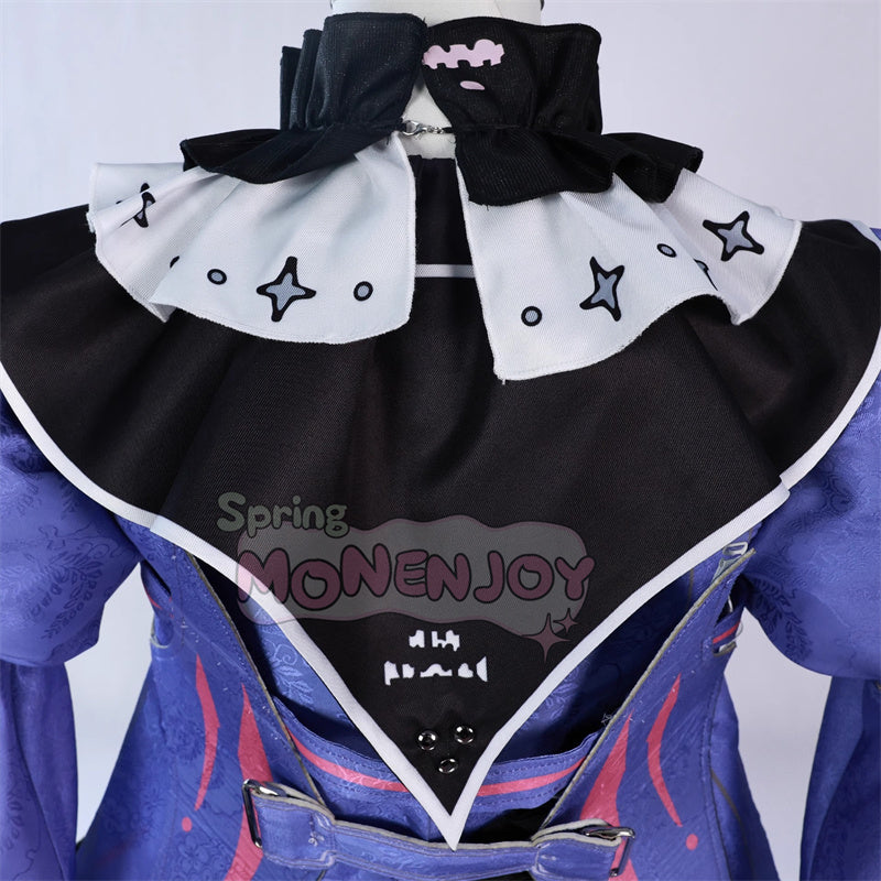 「在庫限り・完売次第終了」Monenjoy 鳴潮 ロココ コスプレ衣装　 愚者の劇団 ドレス+仮面ヘッドドレス+指輪付属 別売ウィッグ＆ブーツで完成度UP