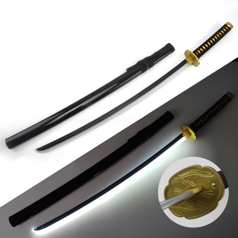 北京通州双剣刀具　ウッドペッカー Monenjoy Kagurabachi Japanese Sword Cosplay Prop Demon Sword Rokuhei K