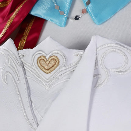 Monenjoy 原神　エスコフィエ　コスプレ衣装　 Escoffier　コスチューム　ワンピース　洋服　帽子付　3d樹脂アクセサリー　G1199