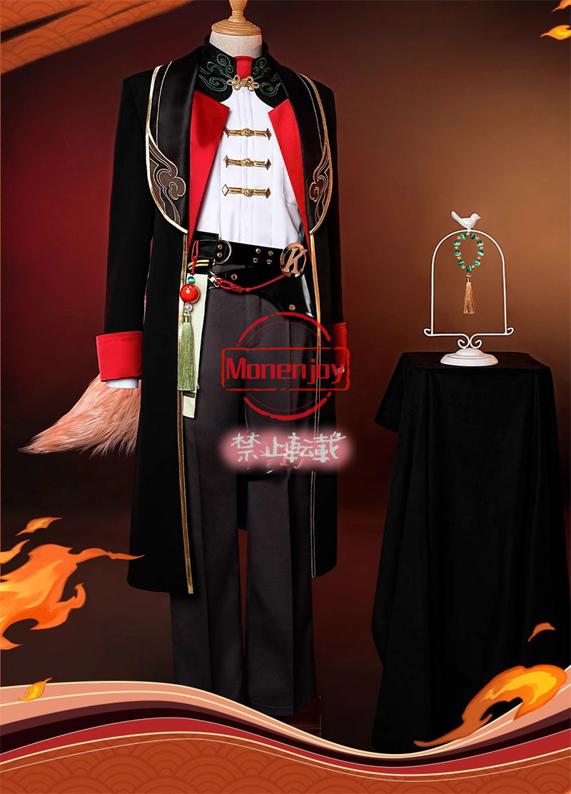 Monenjoy　崩壊：スターレイル　椒丘　中国版KFCコラボ　　仙舟「曜青」の狐族　コスチューム　イベント　コスプレ　衣装　 - Monenjoy