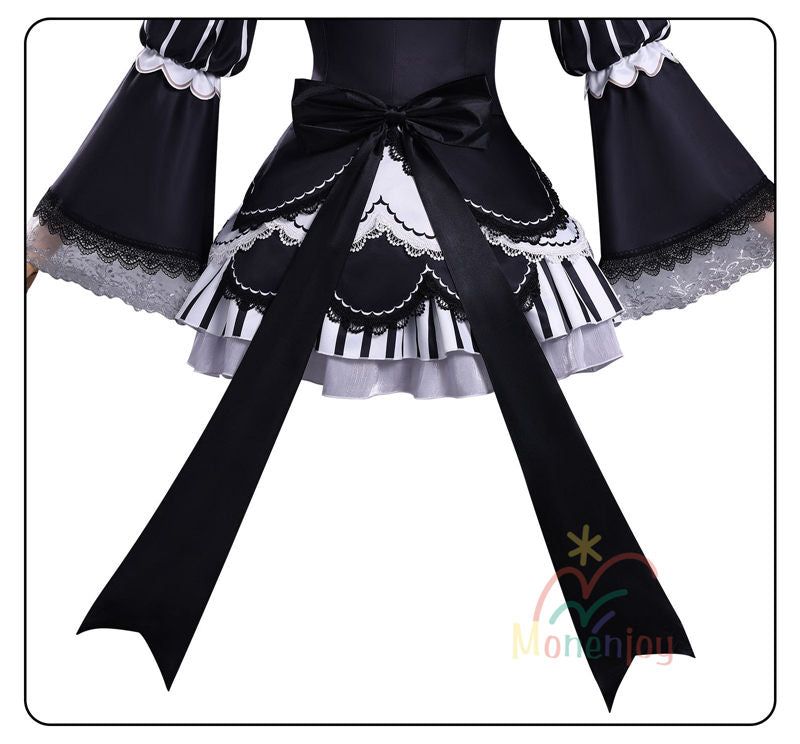 Monenjoy　魔法少女ノ魔女裁判　佐伯ミリア　コスプレ衣装　囚人番号663　ウィッグ追加可能　コスチューム