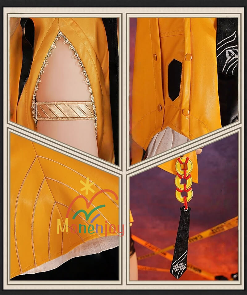 Monenjoy ゼンレスゾーンゼロ  儀玄 コスプレ衣装　イーシェン　パーティ　コスチュームGS1430