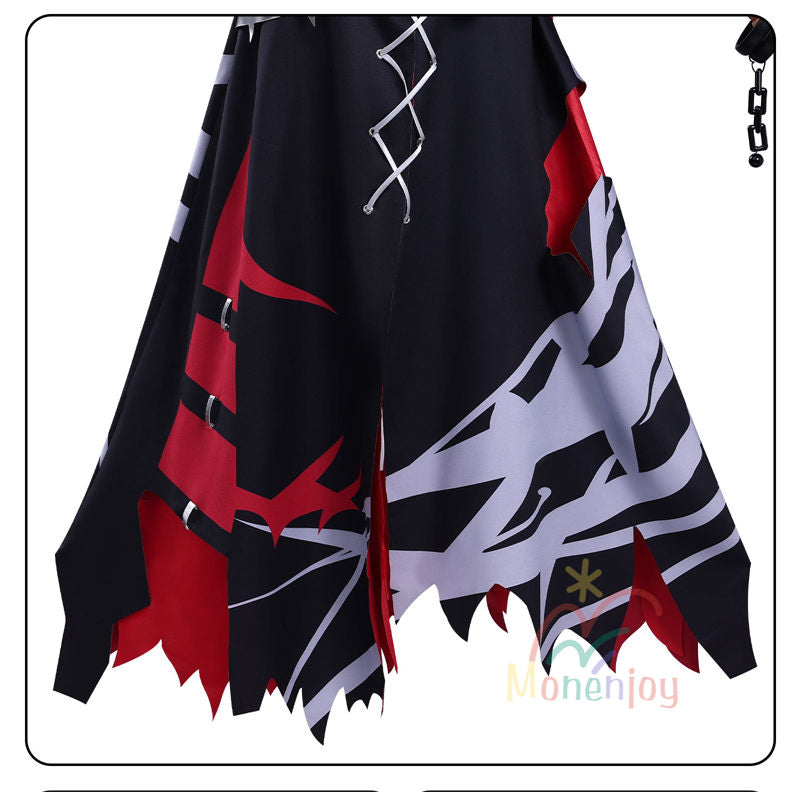 Monenjoy　 魔法少女ノ魔女裁判　紫藤アリサコスプレ衣装　囚人番号666　コスチューム　イベント　ドレス