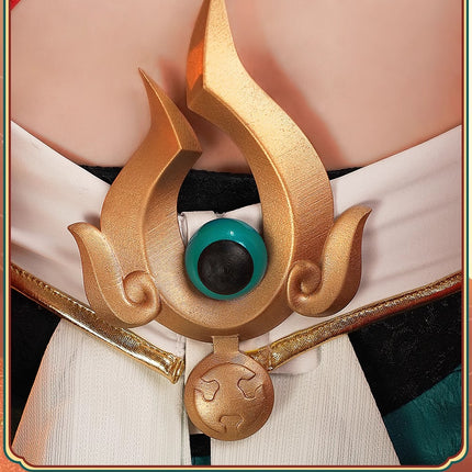 Monenjoy 崩壊スターレイル 雲璃（うんり） コスプレ衣装　ワンピース　礼服　かわいい　豪華アクセサリー　武器レプリカ追加可能 - Monenjoy