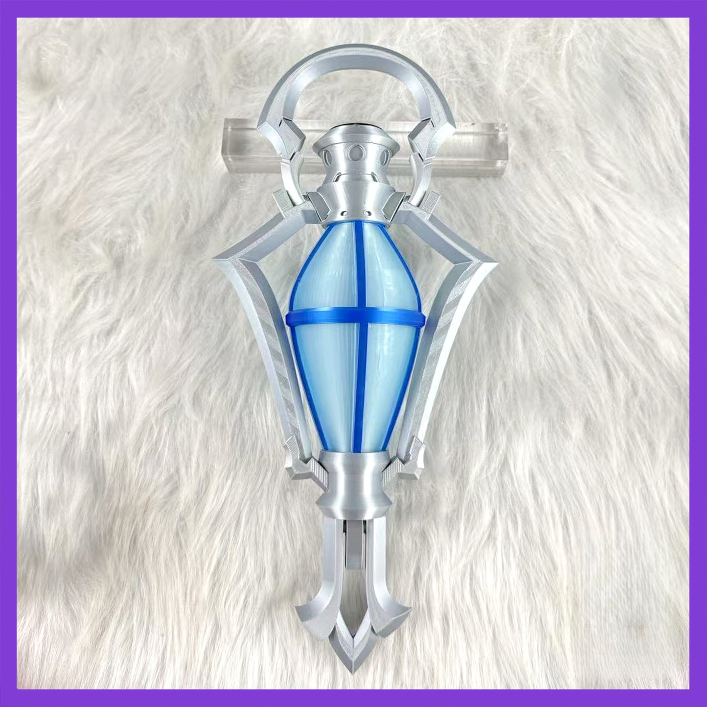 Monenjoy　原神　フリンズ　血染めの荒れ地　槍　長柄　　コスプレ道具　長柄武器　180cm 手提げ灯 ハンドランタン 武器モデル　提灯 法杖GSDJ1008