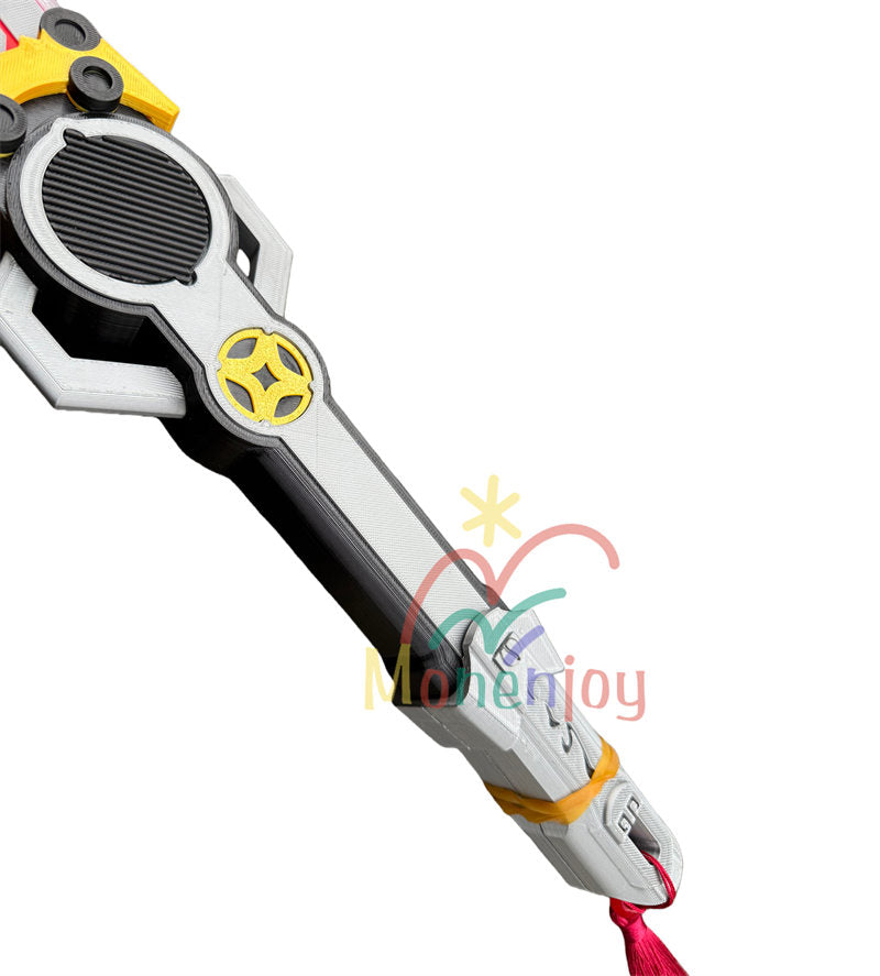 Monenjoy ゼンゼロ 葉瞬光 青溟剣　PLAプリント製 110cm　内部構造で発光カスタム可能 武器モデル　アクセサリー　武器モデル