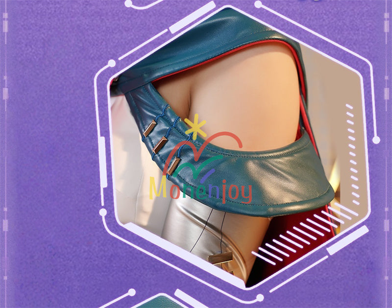 納品一掃セール！売り切れ次第終了 Monenjoy  原神 イネファ コスプレ衣装　Ineffa ロボット　イヤホーン＋帽子＋腿カバー付　 完全再現コスプレ 新星の駆動 ロボ娘 ハロウィン