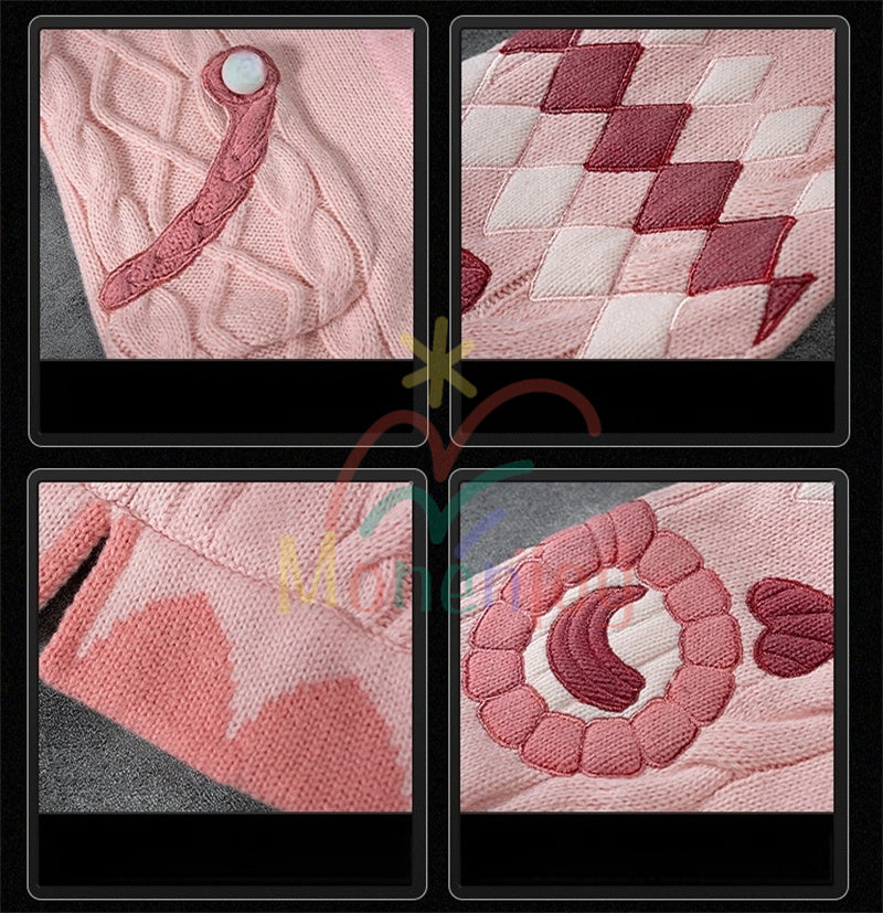 売り切れ次第終了・再入荷なし　Monenjoy　ゼンレスゾーンゼロ　浮波柚葉　コスプレ衣装　　セーラー服　Ukinami Yuzuha　怪啖屋　ミニスカート　狸の尻尾　本物の狸　かまちー追加　イベント　おもちゃ　狸　セーターコート　