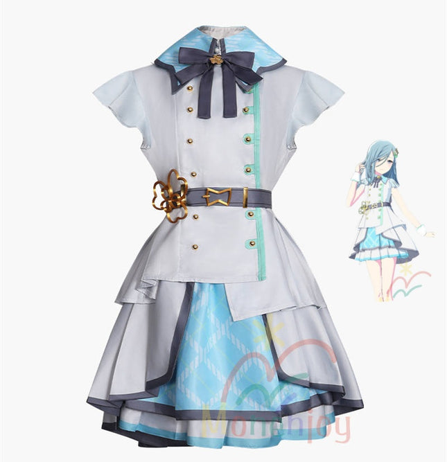 Monenjoy プロジェクトセカイ 日野森雫  桐谷遥 コスプレ衣装 益坂女子学園  MORE MORE JUMP 舞台服 ASRUN ライブ服 コスチューム