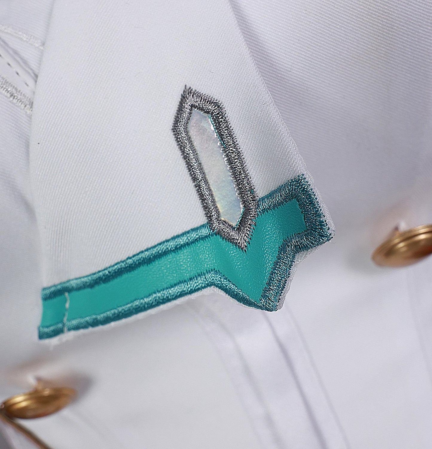 Monenjoy 原神　エスコフィエ　コスプレ衣装　 Escoffier　コスチューム　ワンピース　洋服　帽子付　3d樹脂アクセサリー　G1199 - Monenjoy