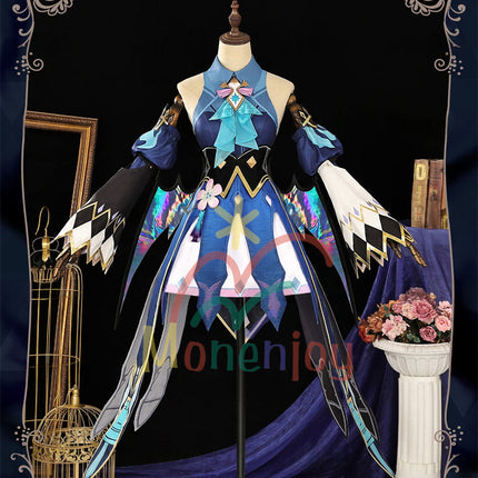 Monenjoy　崩壊スターレイル　ケリュドラ　コスプレ衣装　王冠＋翼付　イベント　ドレス　Cerydra　オクヘイマ　おもちゃ　
