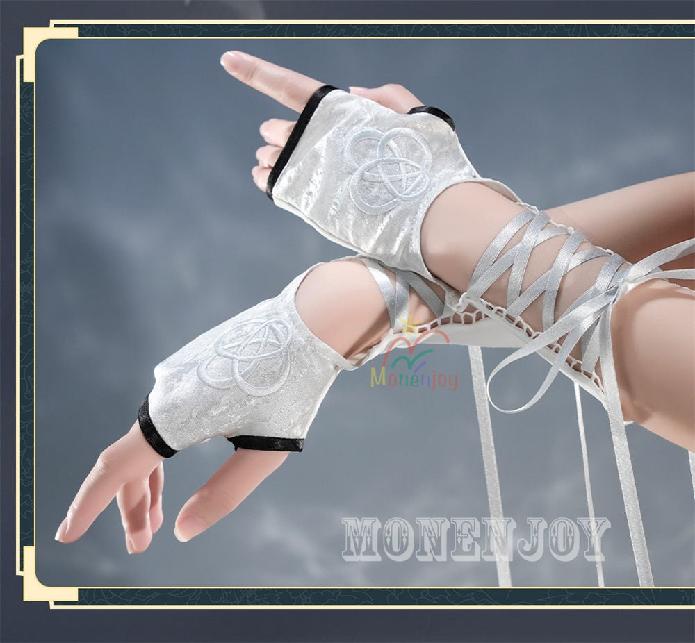 Monenjoy　NARAKA:BLADEPOINT　玉雪の心　殷紫萍　コスプレ衣装　ドレス　 武者　 コスチューム MONENJOY