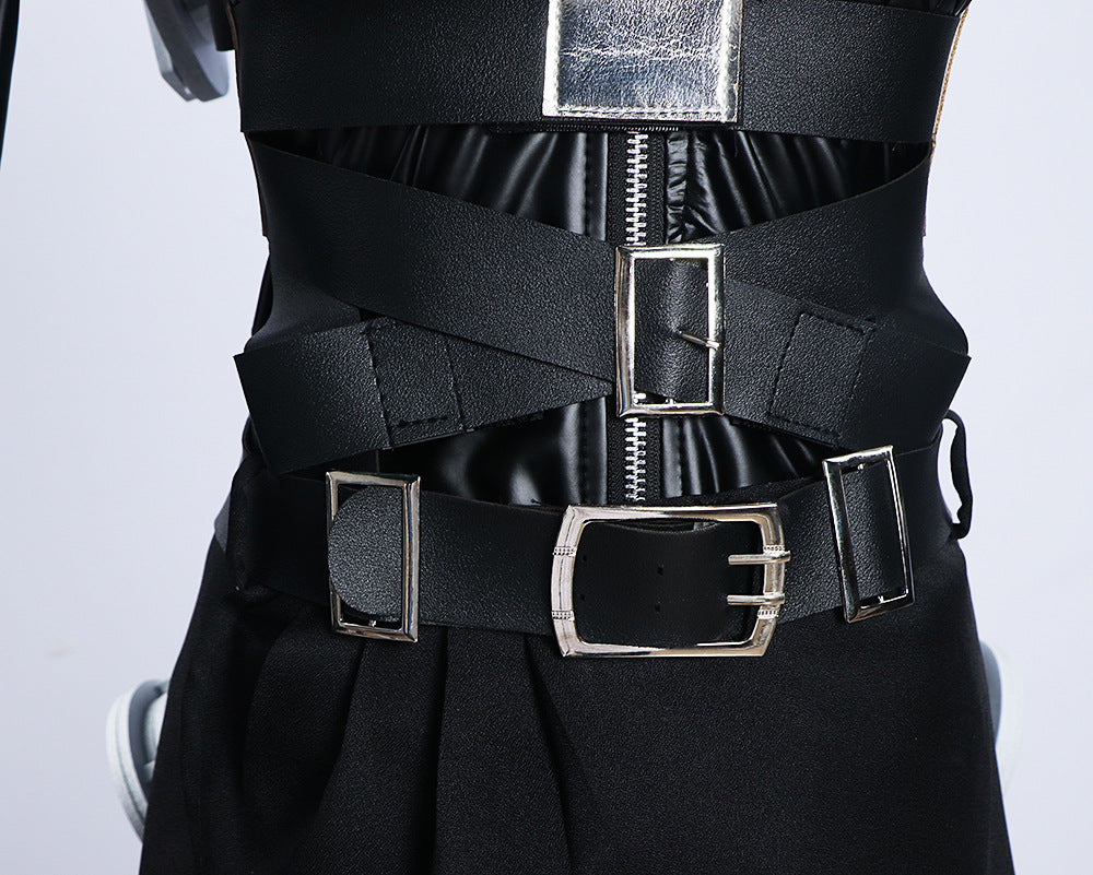 Monenjoy　劇場版「進撃の巨人」完結編 THE LAST ATTACK　コスプレ衣装　 戦闘服　マント追加可能　イベント　仮装　ハロウィン - Monenjoy