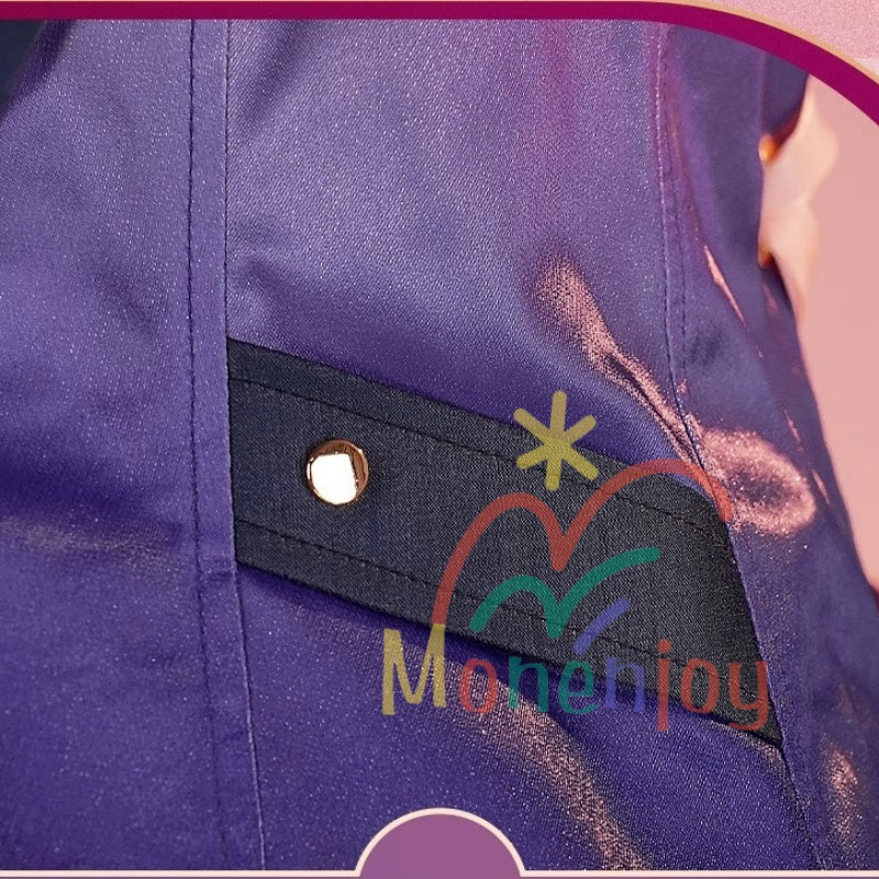 Monenjoy Collapsible Star Rail Cyrene Costume with Luxury Metal Decoration Cyrene Star Rail Cosplay Costume GS1449