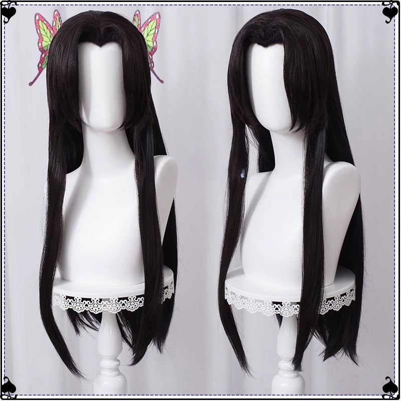Monenjoy 鬼滅の刃 カナエ 胡蝶 しのぶ姉 ウィッグ　カツラ　Demon Slayer: Kimetsu no Yaiba 　コスプレ道具 - Monenjoy