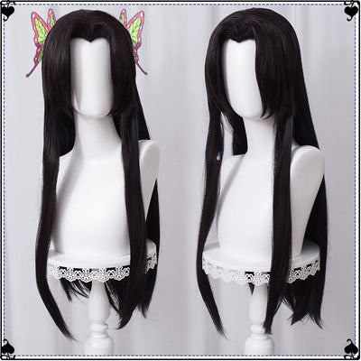 Monenjoy 鬼滅の刃 カナエ 胡蝶 しのぶ姉 ウィッグ　カツラ　Demon Slayer: Kimetsu no Yaiba 　コスプレ道具 - Monenjoy