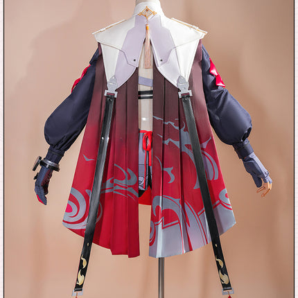 Monenjoy　鳴潮　コスプレ　丹瑾 たんきん　コスチューム　可愛い　イヤリング＋腿鞄付　ワンピース　ハロウィン　実物化　イベント - Monenjoy