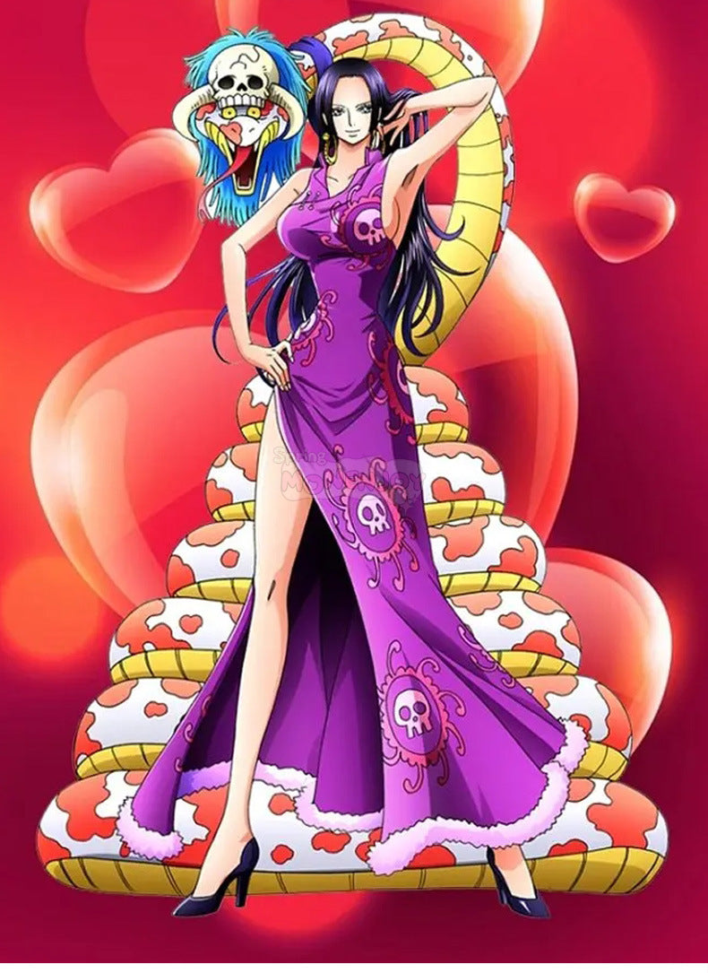 Monenjoy　onepiece　ワンピース　海賊女帝　ボア・ハンコック 九蛇海賊団　 船長　コスプレ衣装GS1267 - Monenjoy