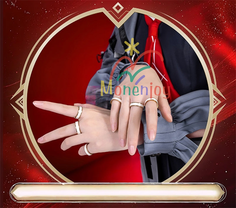 Monenjoy　鳴潮　千咲 　コスプレ衣装　JK服　WutheringWaves　おもちゃ　ハロウィン　コスチューム　髪飾り＋リボン付