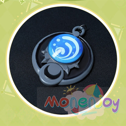 Monenjoy　原神　アイノ　コスプレ衣装　3d樹脂製パーツ　1：1レプリカ　Aino Genshin ナド・クライ編 　水元素　月の輪 コスチューム