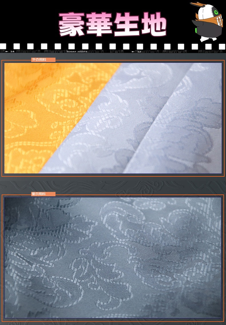 Monenjoy ゼンレスゾーンゼロ　 リン 雲霞の行き着く処 　コスプレ衣装　ジャガード生地 リンちゃん(新衣装)　アニバーサリー Ver.2.0 　地紋織　耳飾り＋イヤリング付き雲嶽山　ワンピース　コスプレ用　コスチュームGS1905