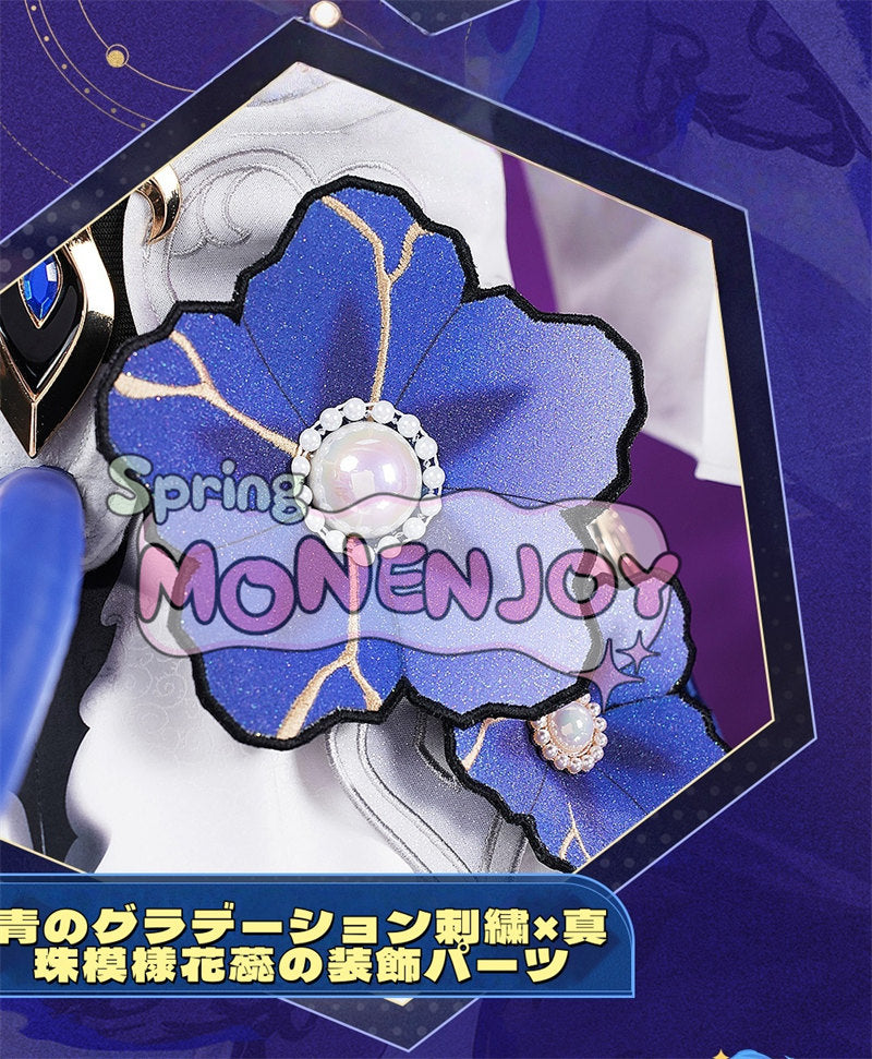 予約販売　Monenjoy 崩壊スターレイル　コンスタンス　永火官邸　ダリア　合金製パーツ　コスプレ衣装　帽子付　天外衛星通信 　コスチューム