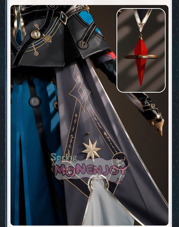 Monenjoy 崩壊スターレイル アナイクス 神悟の樹庭　コスプレ衣装　 豪華3ｄ樹脂アクセサリー　 Anaxa HonkaiStar Rail GS1425 - Monenjoy