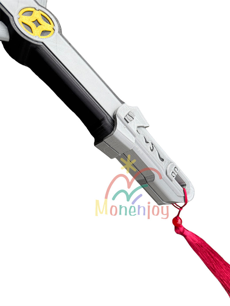 Monenjoy ゼンゼロ 葉瞬光 青溟剣　PLAプリント製 110cm　内部構造で発光カスタム可能 武器モデル　アクセサリー　武器モデル