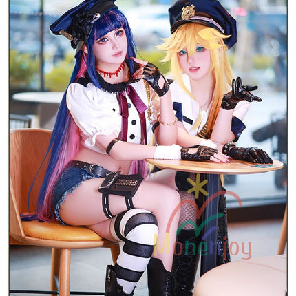 Monenjoy パンティ&ストッキングwithガーターベルト  パンスト姉妹　ユニフォーム コスプレ衣装　 newpsg  NewPSG／#Newパンスト  New PANTY ＆ STOCKING with GARTERBELT