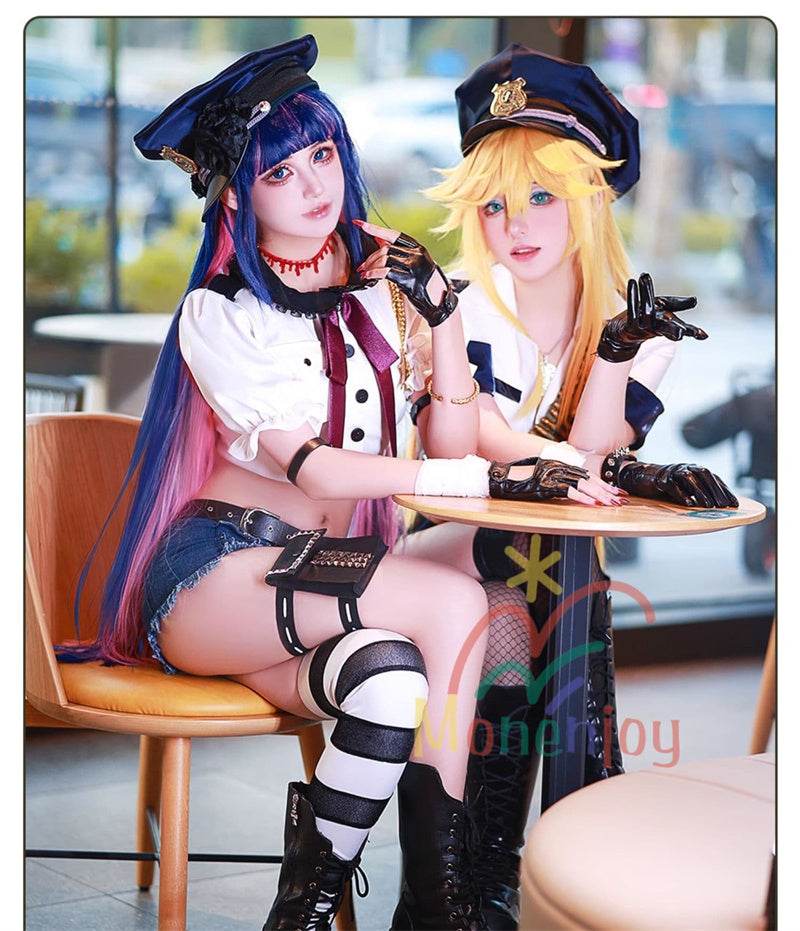 Monenjoy パンティ&ストッキングwithガーターベルト  パンスト姉妹　ユニフォーム コスプレ衣装　 newpsg  NewPSG／#Newパンスト  New PANTY ＆ STOCKING with GARTERBELT