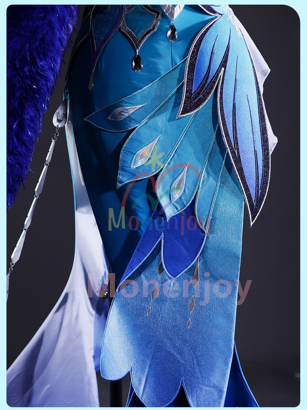 Monenjoy　 崩壊スターレイル 爻光　コスプレ衣装　Yao Guang　コスチューム　Honkai: Star Rail　金属装飾パーツ　精巧な刺繍柄　イベント　 MONENJOY