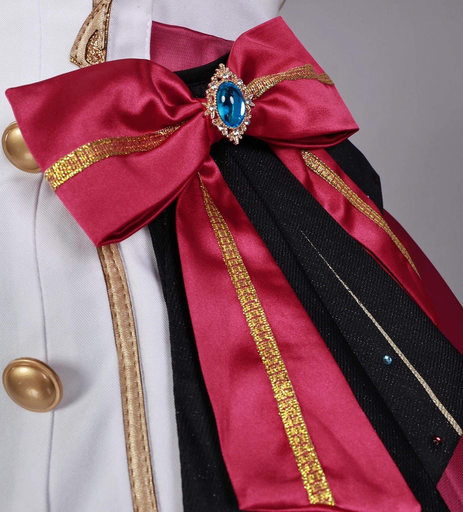 Monenjoy 原神　エスコフィエ　コスプレ衣装　 Escoffier　コスチューム　ワンピース　洋服　帽子付　3d樹脂アクセサリー　G1199 - Monenjoy