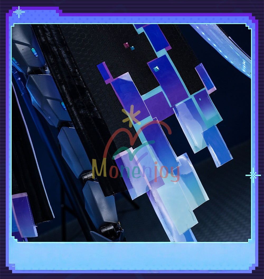 Monenjoy 崩壊スターレイル 銀狼 新Ver　二相楽園 愉悦銀狼 コスプレ衣装 金属製パーツ 舞台服 Monenjoy