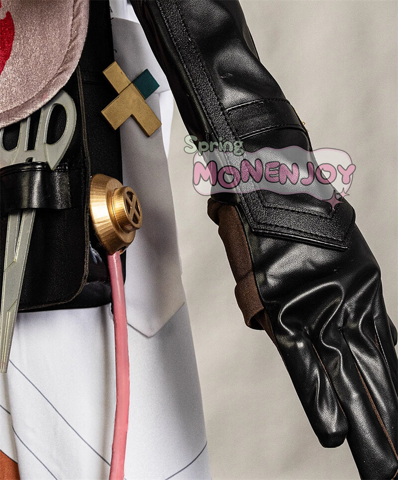 monenjoy 原神 イファ コスプレ衣装　トラロカンの竜医　花翼の集の竜医　帽子＋アクセサリー付　コスプレ　GS1389 - Monenjoy