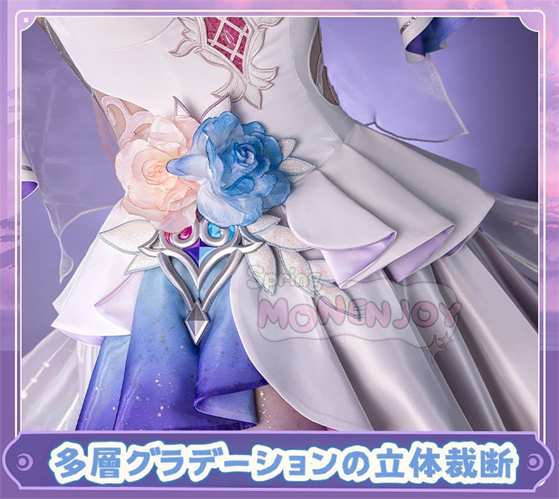Monenjoy　崩壊スターレイル　キュレネ コスプレ衣装　Cyrene　ワンピース　洋服　エリュシオンの娘　
