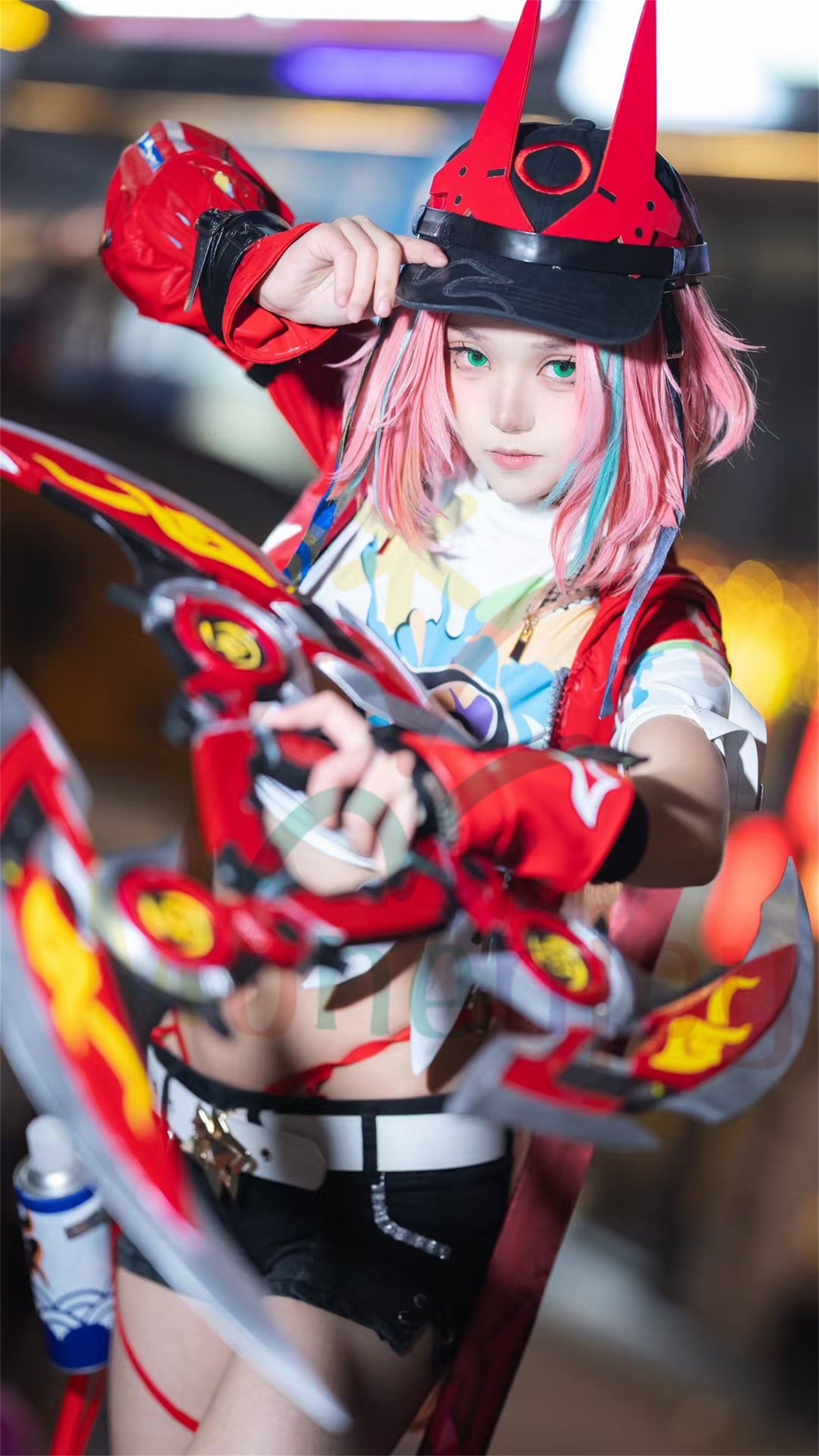 Monenjoy 崩壊 スターレイル 乱破（らんは）繚乱破魔　帽子付 コスプレ 1:1金属パーツ　豪華生地　スターレイル　複雑なデザイン衣装　コスチューム　乱破　カッコイイ　学園祭　コスチューム　ハロウィン　仮装 - Monenjoy