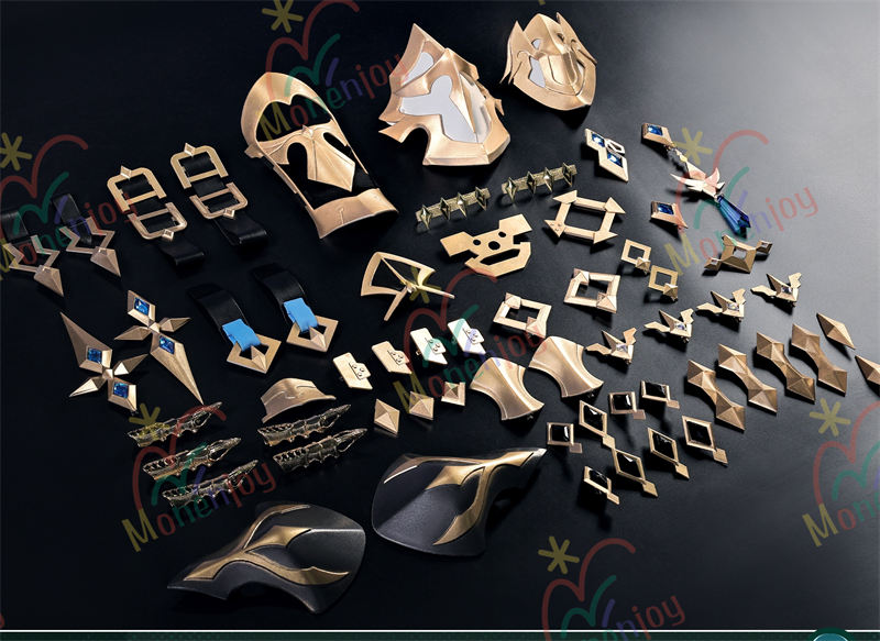 Monenjoy 原神 ファルカ コスプレ衣装 ナドクライ編Varka コスチューム　モンド / 西風騎士団　（フルセット）イベント・仮装に最適 西風騎士団 大団長