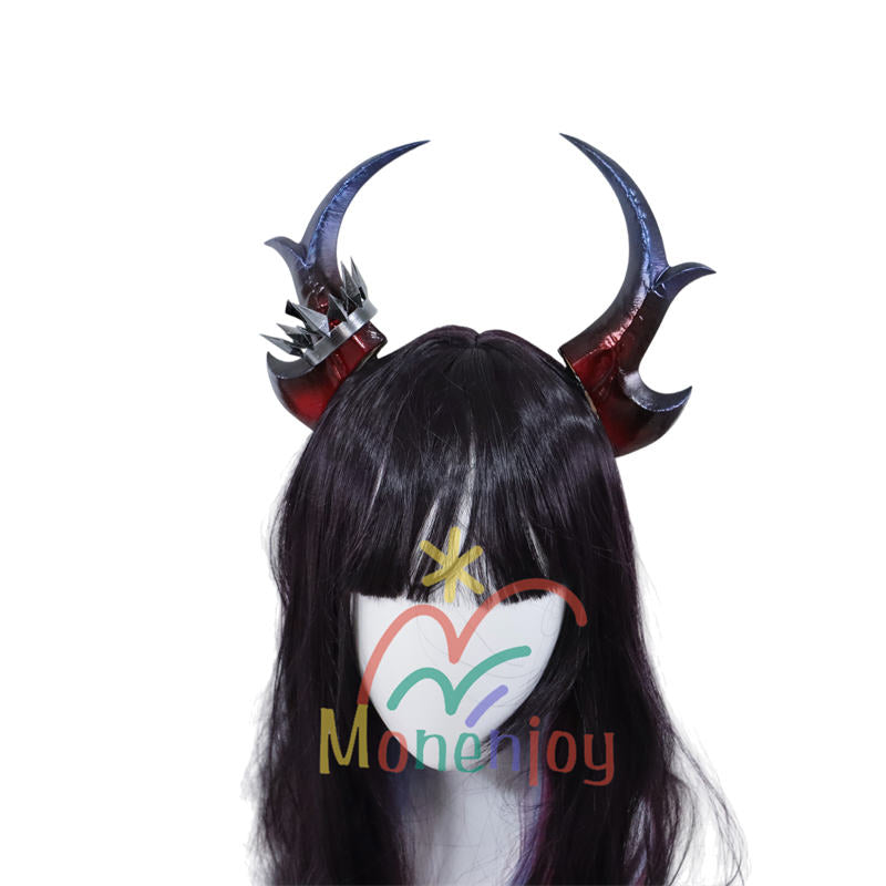 Monenjoy　　アークナイツ:エンドフィールド　Surtr レーヴァテイン 角　17cm　PLA材質　アクセサリー　ヘアアクセサリー　髪飾 スルト(史尔特尔　イベント　コスプレ道具