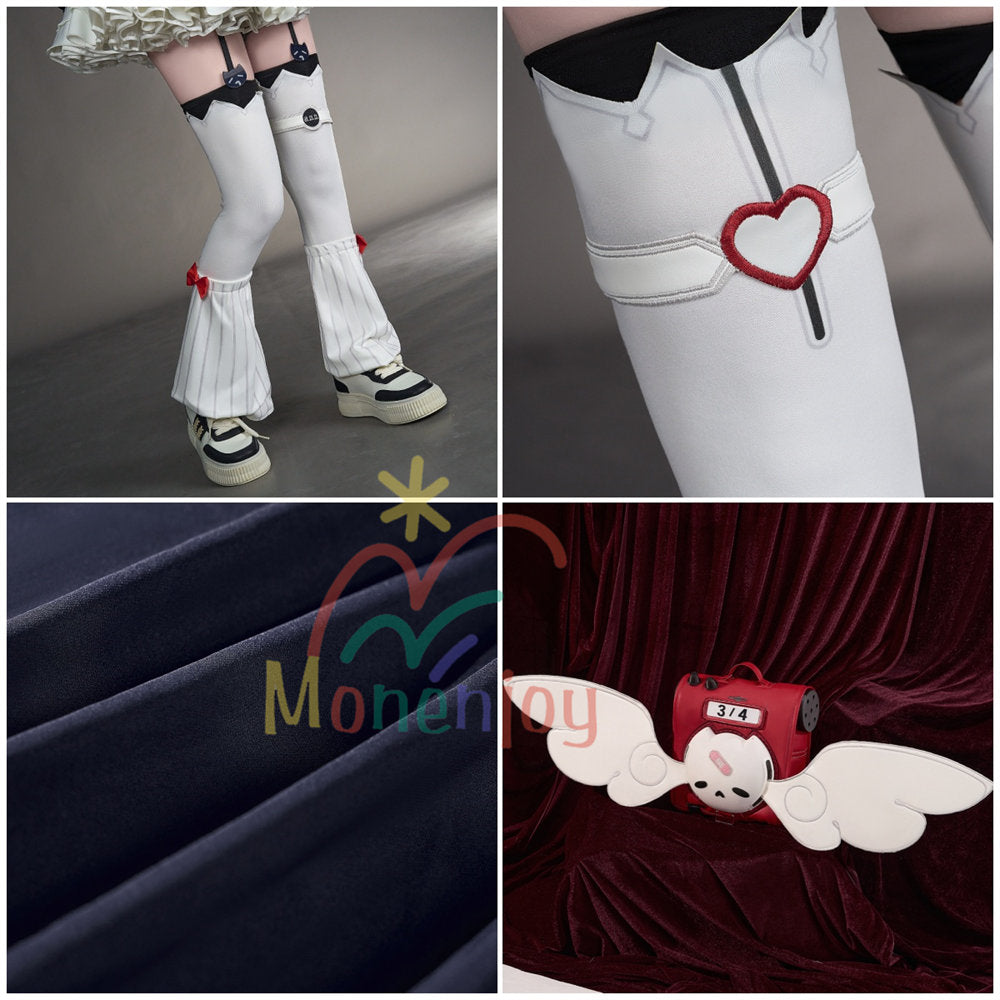 【Monenjoy】ゼンゼロ 千夏 ティータイム コスプレ　イベント　可愛い　メイド服 猫耳付き 鞄追加 MONENJOY