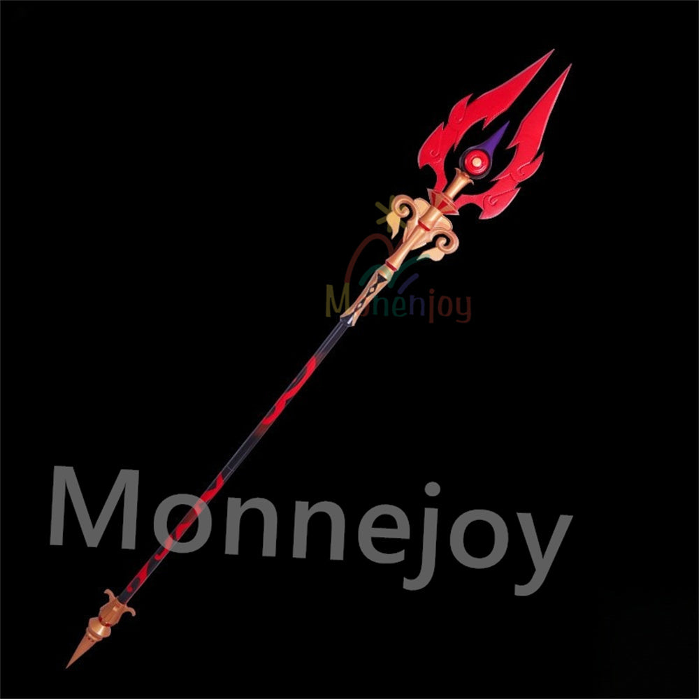 Monenjoy 原神 護摩の杖 コスプレ道具 PLA材質 185cm 胡桃モチーフ武器