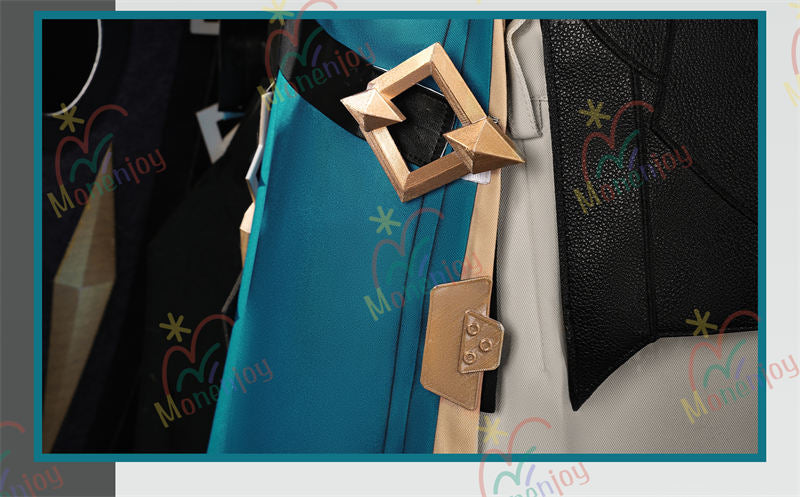 Monenjoy 原神 ファルカ コスプレ衣装 ナドクライ編Varka コスチューム　モンド / 西風騎士団　（フルセット）イベント・仮装に最適 西風騎士団 大団長